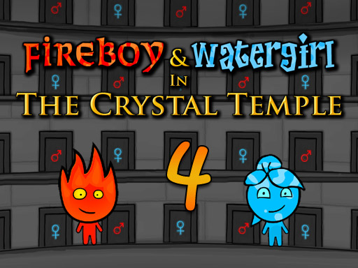 Jogue Fireboy e Watergirl 4: Templo de Cristal jogo online grátis