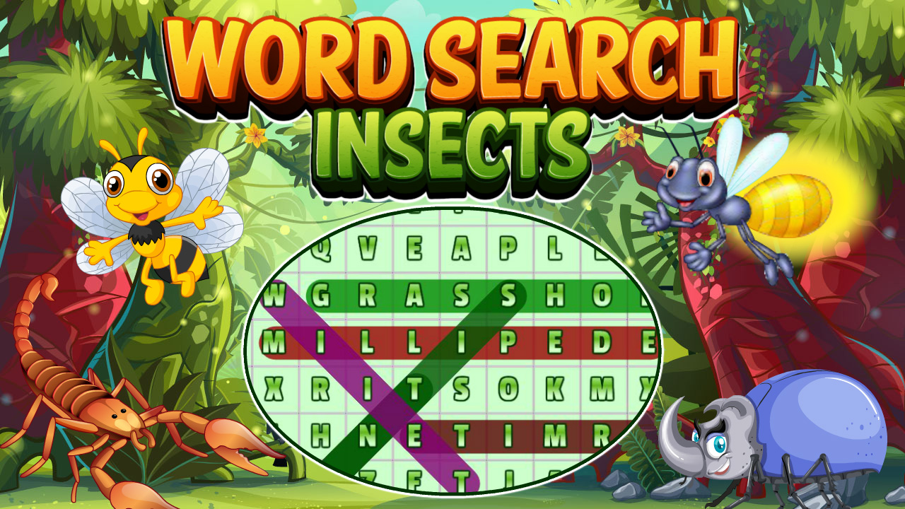 Word Search Insects